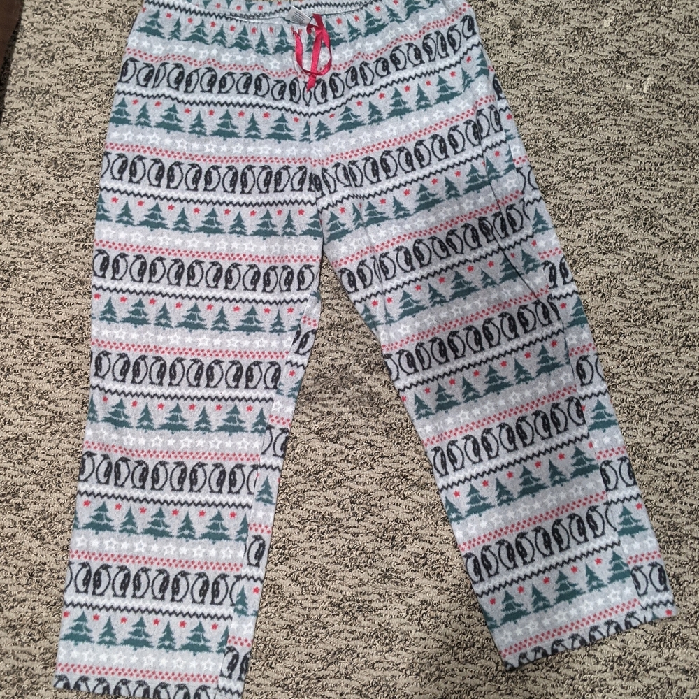 Croft and Barrow intimates size XL Light gray penguin pajama pants
